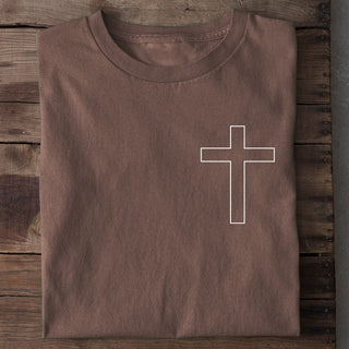 Kreuz Shirt Braun
