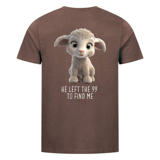 Left the 99 Sheep Shirt Backprint Braun