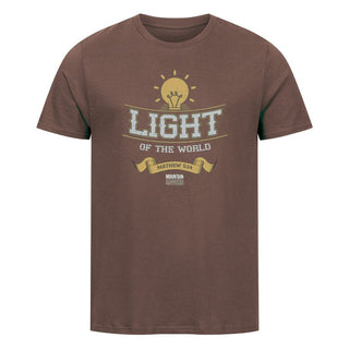 Light of the world retro T-Shirt Braun