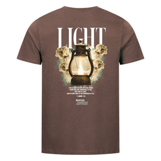 Light Streetwear  Shirt Backprint Braun