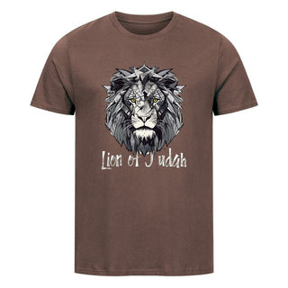 Lion of Judah Shirt Frontprint Braun