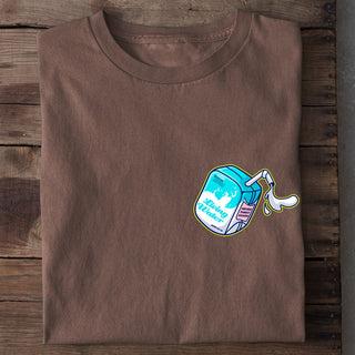 Living Water Shirt Brust- und BackPrint Braun