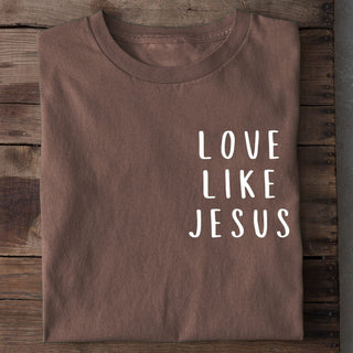 Love like Jesus Little Shirt Braun