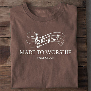 Made to Worship Shirt Braun