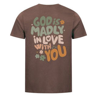 Madly in Love Shirt Backprint Braun