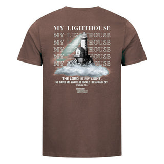 My Lighthouse Shirt Backprint Braun