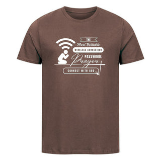 Prayer WiFi Shirt Braun