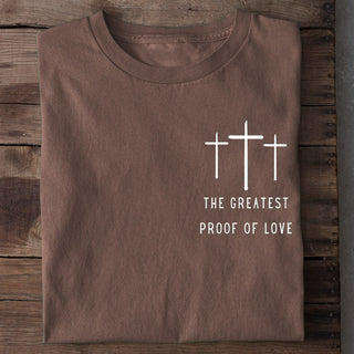 Proof of love Shirt Braun