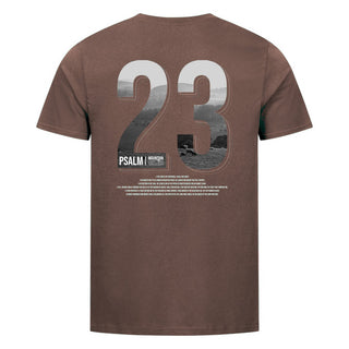 Psalm 23 Shirt Backprint Braun