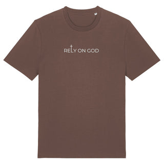 Rely on God Shirt Braun