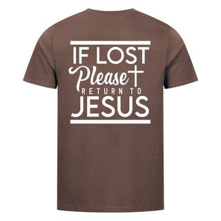 Return to Jesus Shirt BackPrint Braun