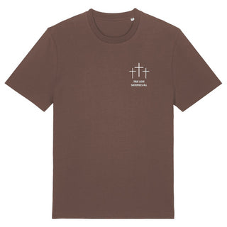 Sacrifices All Minimalistic Shirt Braun