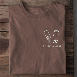 Salt & Light Minimalistic Shirt Braun