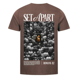 Set Apart Shirt Backprint Braun