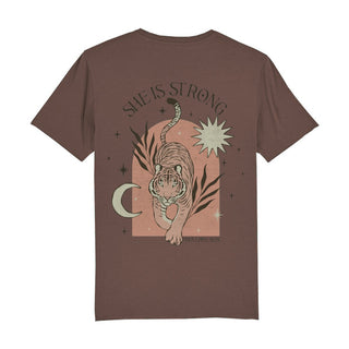 SHE IS STRONG T-SHIRT Braun