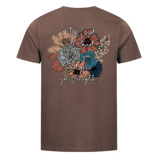 Strength Retro Shirt BackPrint Braun