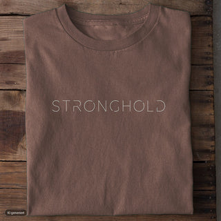 Stronghold T-Shirt Frontprint Braun