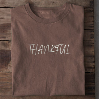 Thankful Shirt Braun