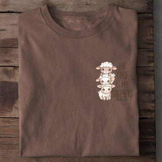 The Lord is my Shepherd Cute Shirt Braun