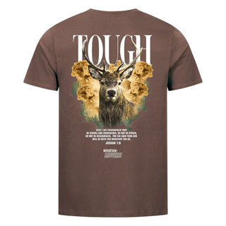 Tough streetwear Shirt Backprint Braun