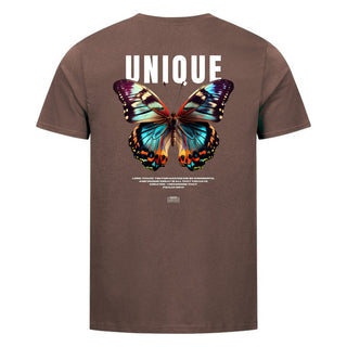 Unique Butterfly Shirt Backprint Braun