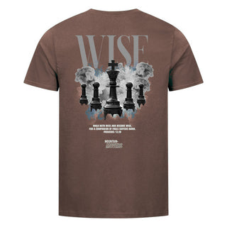 Wise Streetwear Unisex Shirt BackPrint Braun
