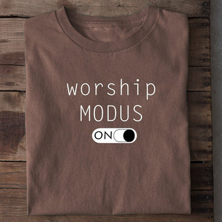 Worship Modus Shirt Braun