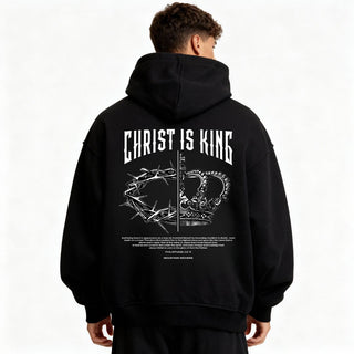 Christ is King Oversize Hoodie Variante, Mountain Movers christliches Design
