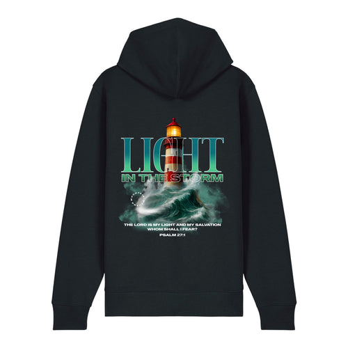 God as Our Light and Salvation Zipper Hoodie Backprint