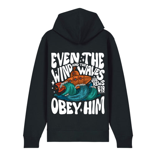 King Jesus Christ Zipper Hoodie Backprint