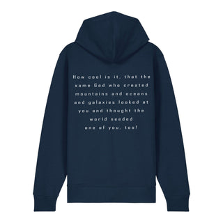How cool Zipper Hoodie, Navy, Rückseite, Mountain Movers christliche Streetwear