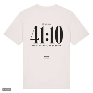 Jesaja 41:10 T-Shirt deutsch, Beige, Rückseite