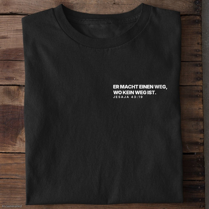Er macht einen Weg Jesaja 43:19 T-Shirt