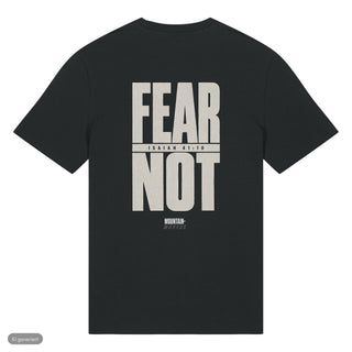 Fear Not Typo T-Shirt, Schwarz, Rückseite