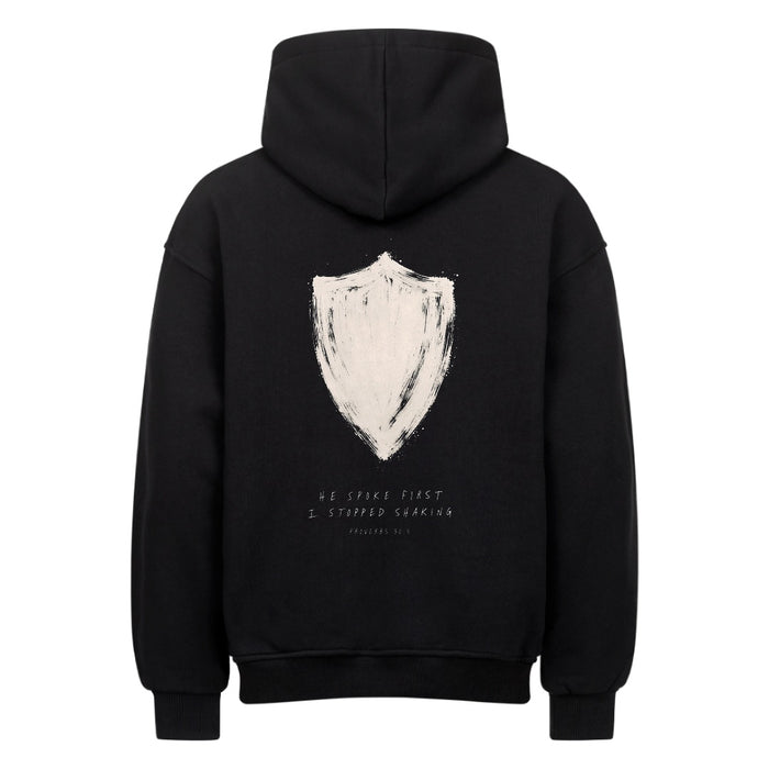 He Spoke First Sprüche 30:5 Oversize Hoodie Front & Back