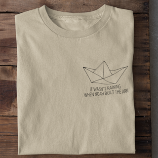 Not Raining Shirt Produktansicht, Mountain Movers christliche Streetwear