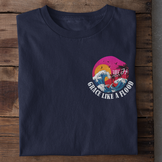 Grace like a Flood Shirt Detail, Mountain Movers