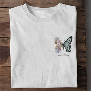 God is a Creator Shirt Produktansicht, Mountain Movers christliche Streetwear