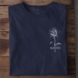 Blessed Rose Little Shirt Produktansicht, Mountain Movers christliche Streetwear