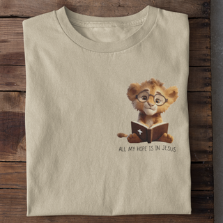 Hope Lion Shirt Produktansicht, Mountain Movers christliche Streetwear