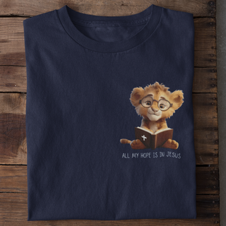 Hope Lion Shirt Produktansicht, Mountain Movers christliche Streetwear
