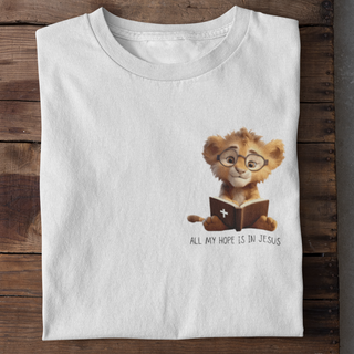 Hope Lion Shirt Produktansicht, Mountain Movers christliche Streetwear