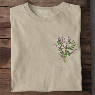 Let all that you do be done in Love (Flower) Shirt Detailansicht, Mountain Movers christliche Streetwear
