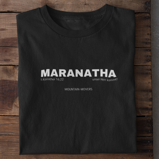 Unser Herr kommt Shirt Variante, Mountain Movers christliches Design