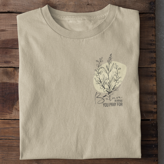 Believe T-Shirt getragen, Mountain Movers christliche Mode