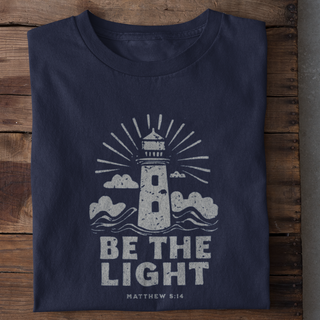 Be the light Retro Shirt Variante, Mountain Movers christliches Design