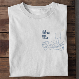 Get out of the Boat Shirt Variante, Mountain Movers christliches Design