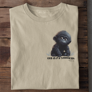 Gorilla Strength Shirt Produktansicht, Mountain Movers christliche Streetwear