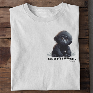 Gorilla Strength Shirt Produktansicht, Mountain Movers christliche Streetwear