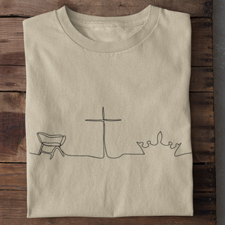 He changes everything Shirt Detailansicht, Mountain Movers christliche Streetwear